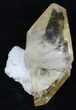 Gemmy Twinned Calcite on Barite - Tennessee #33803-2